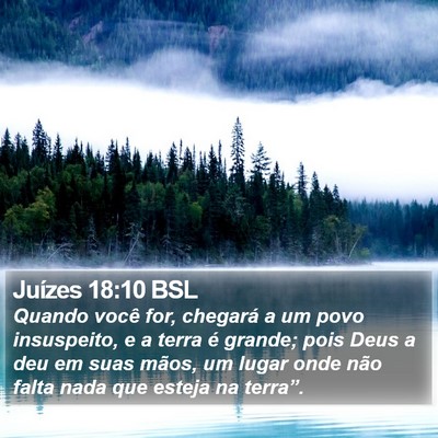 Juízes 18:10 BSL Bible Verse Image