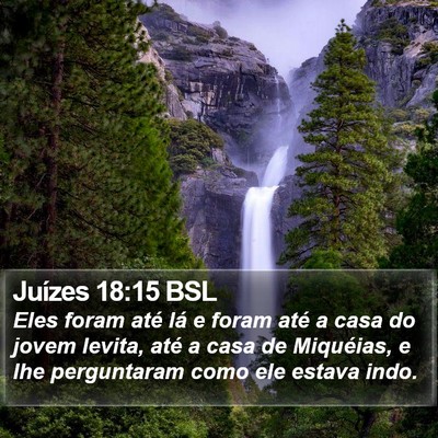 Juízes 18:15 BSL Bible Verse Image
