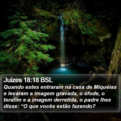 Juízes 18:18 BSL Bible Verse Image