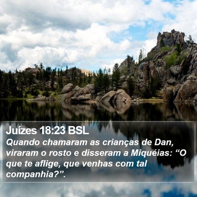 Juízes 18:23 BSL Bible Verse Image