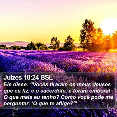 Juízes 18:24 BSL Bible Verse Image