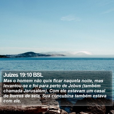 Juízes 19:10 BSL Bible Verse Image