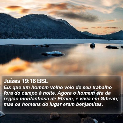 Juízes 19:16 BSL Bible Verse Image
