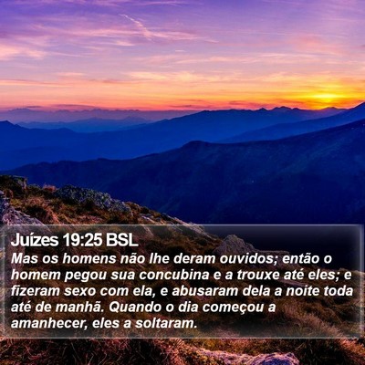 Juízes 19:25 BSL Bible Verse Image