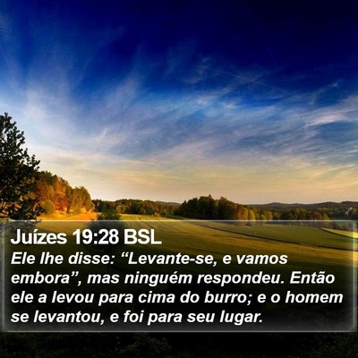 Juízes 19:28 BSL Bible Verse Image