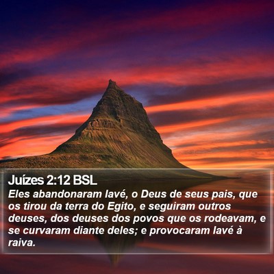 Juízes 2:12 BSL Bible Verse Image