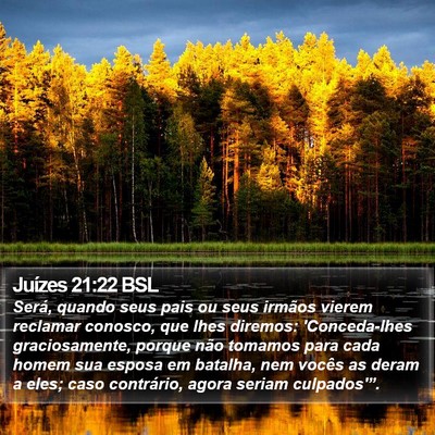 Juízes 21:22 BSL Bible Verse Image