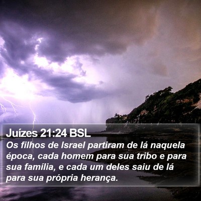 Juízes 21:24 BSL Bible Verse Image