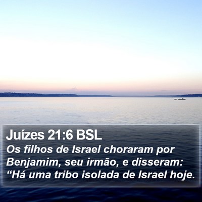 Juízes 21:6 BSL Bible Verse Image