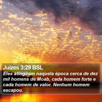 Juízes 3:29 BSL Bible Verse Image