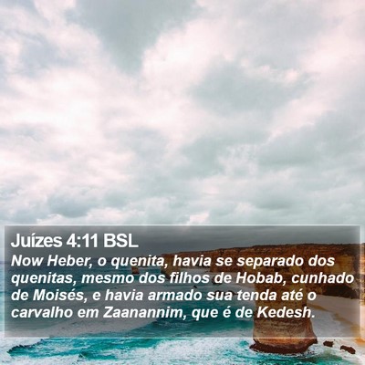 Juízes 4:11 BSL Bible Verse Image