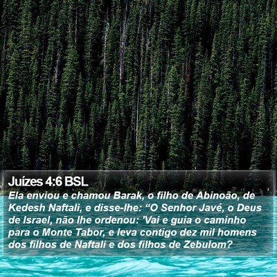 Juízes 4:6 BSL Bible Verse Image