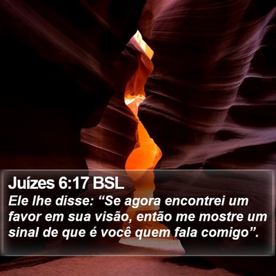 Juízes 6:17 BSL Bible Verse Image