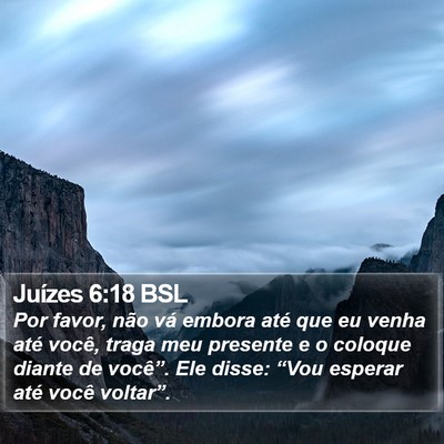 Juízes 6:18 BSL Bible Verse Image