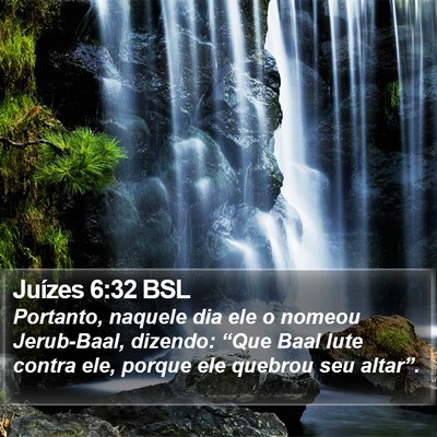 Juízes 6:32 BSL Bible Verse Image