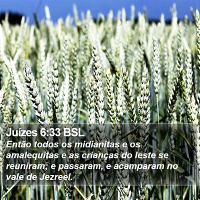 Juízes 6:33 BSL Bible Verse Image