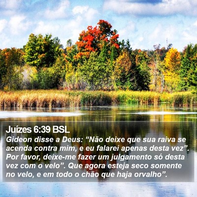 Juízes 6:39 BSL Bible Verse Image