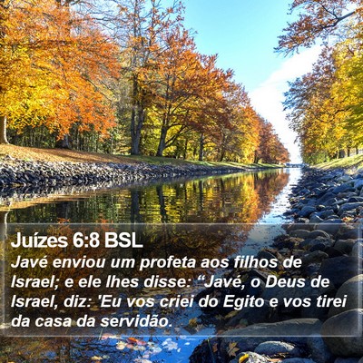 Juízes 6:8 BSL Bible Verse Image