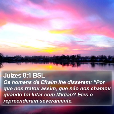 Juízes 8:1 BSL Bible Verse Image