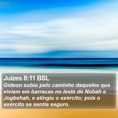 Juízes 8:11 BSL Bible Verse Image