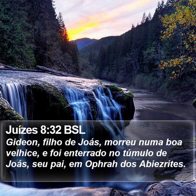 Juízes 8:32 BSL Bible Verse Image