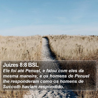 Juízes 8:8 BSL Bible Verse Image