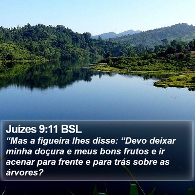 Juízes 9:11 BSL Bible Verse Image
