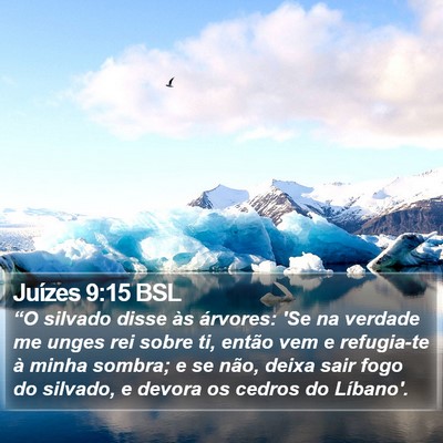 Juízes 9:15 BSL Bible Verse Image