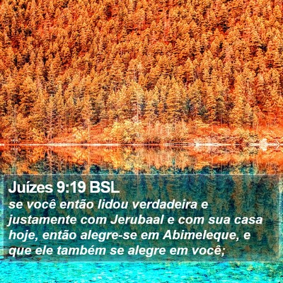 Juízes 9:19 BSL Bible Verse Image