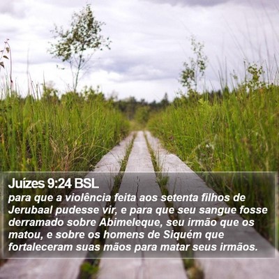 Juízes 9:24 BSL Bible Verse Image