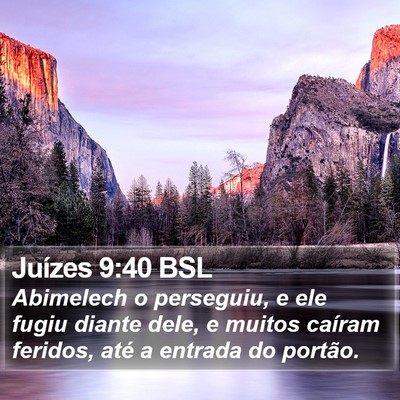 Juízes 9:40 BSL Bible Verse Image
