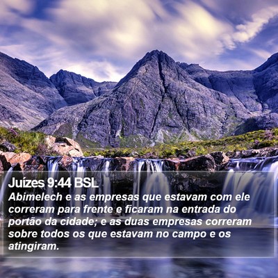 Juízes 9:44 BSL Bible Verse Image