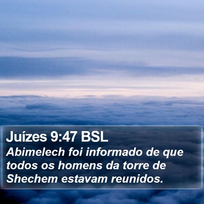 Juízes 9:47 BSL Bible Verse Image