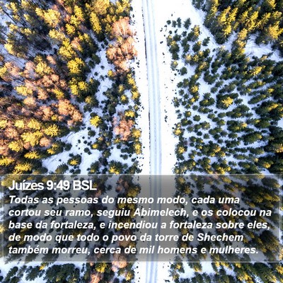 Juízes 9:49 BSL Bible Verse Image