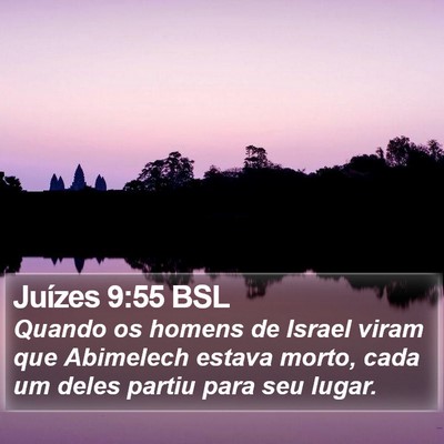 Juízes 9:55 BSL Bible Verse Image