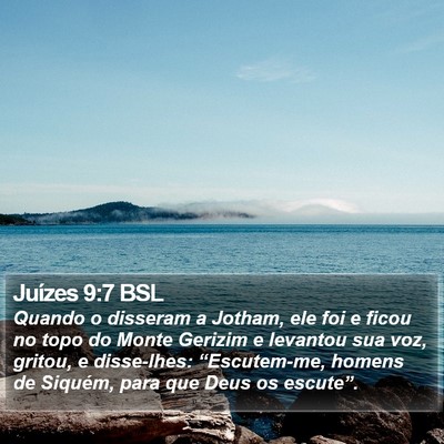 Juízes 9:7 BSL Bible Verse Image