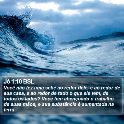 Jó 1:10 BSL Bible Verse Image