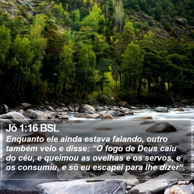 Jó 1:16 BSL Bible Verse Image