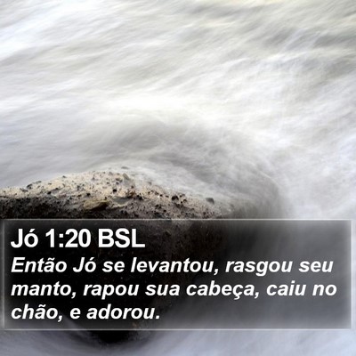 Jó 1:20 BSL Bible Verse Image