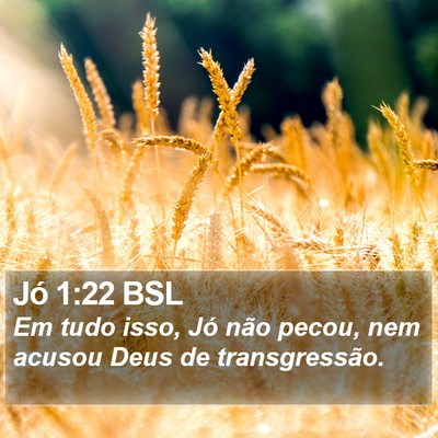 Jó 1:22 BSL Bible Verse Image