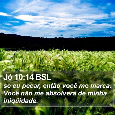 Jó 10:14 BSL Bible Verse Image