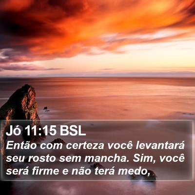 Jó 11:15 BSL Bible Verse Image