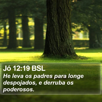Jó 12:19 BSL Bible Verse Image