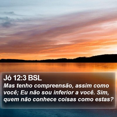 Jó 12:3 BSL Bible Verse Image