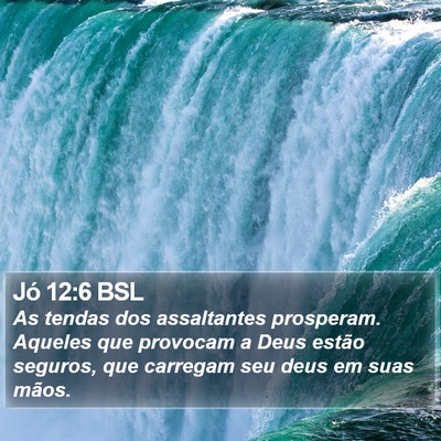 Jó 12:6 BSL Bible Verse Image