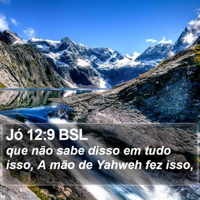 Jó 12:9 BSL Bible Verse Image