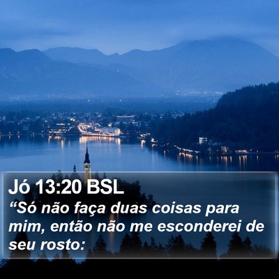 Jó 13:20 BSL Bible Verse Image