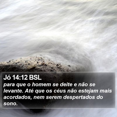 Jó 14:12 BSL Bible Verse Image
