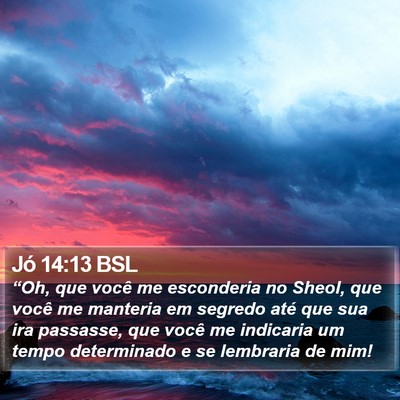 Jó 14:13 BSL Bible Verse Image