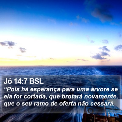 Jó 14:7 BSL Bible Verse Image